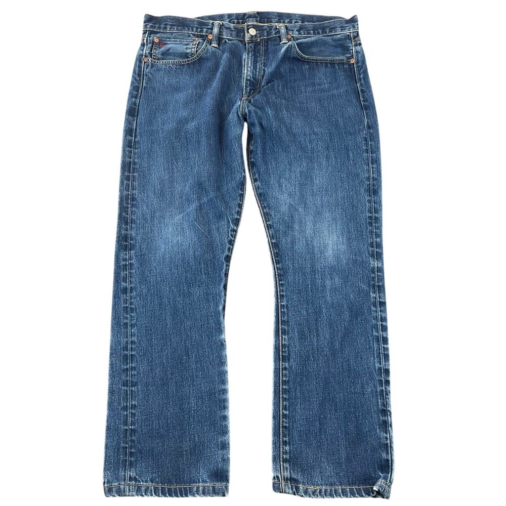 Polo Ralph Lauren Straight Leg Medium Wash 100% Cotton Jeans - Men’s 36x27